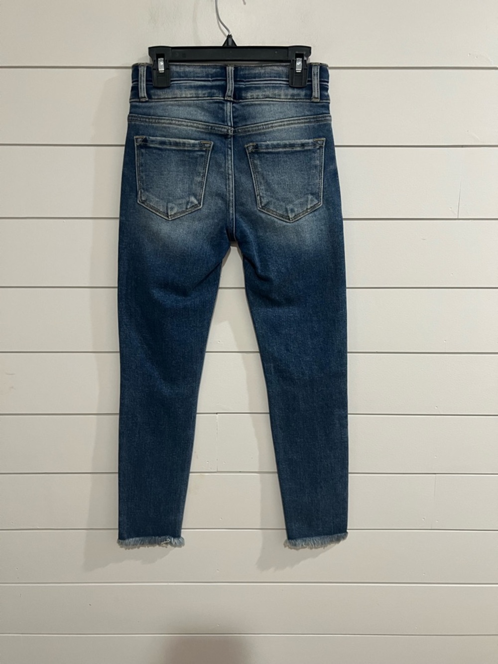 KanCan Dark Wash High-Rise Distressed Skinny Jeans - Picture 2 of 3